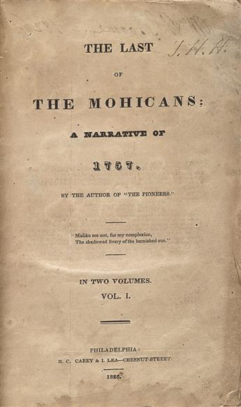 [COOPER, JAMES FENIMORE.] The Last of the Mohicans; A Narrative of 1757.